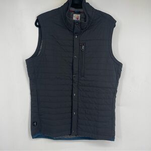 Reiwen Huckberry Mens Medium Windzip Vest Black Full Zip Gorpcore Outdoor Hiking